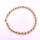 Elegant vintage cord bracelet from the 1990s in 333 gold