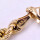 Elegant vintage cord bracelet from the 1990s in 333 gold