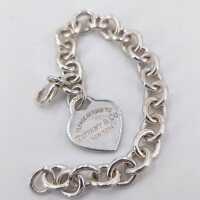 Vintage charm bracelet in 925 sterling silver from Tiffany & Co.