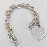 Vintage charm bracelet in 925 sterling silver from Tiffany & Co.