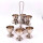 Antikes Tafelsilber - Annodazumal Antikschmuck: Elegantes versilbertes Eierbecherset für sechs Personen aus den 1940/50er Jahren kaufen
