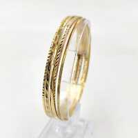 Vintage bangle set from the 1960s in 333 gold