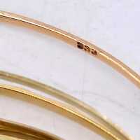 Vintage bangle set from the 1960s in 333 gold