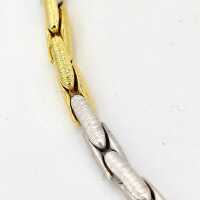Elegant vintage necklace in 585 yellow & white gold