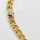 Vintage elegantes Panzerarmband aus 585er Gelbgold mit Brillanten