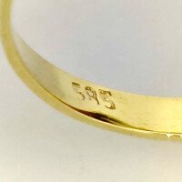 Vintage Damenring aus 585er Gold mit Tigerauge