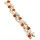 Vintage amber bracelet from Fischland - 835 silver - around 1950