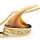 Antique pendant with tiger claw in 333 gold around 1900