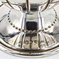 Vintage Eierbecher „Queen Anne Huhn“ aus 925er Sterling-Silber