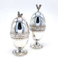 Antikes Silber - Annodazumal Antikschmuck: Paar...