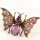 Antike Jugendstil-Schalbrosche „Schmetterling“ mit Amethyst & Perlchen – um 1900