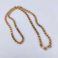 Vintage necklace “Garibaldi Plättchen” in 585 gold - around 2010, 54 cm