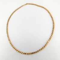 Vintage necklace “Garibaldi Plättchen” in 585 gold - around 2010, 54 cm
