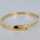 Vintage ‘Duett’ bangle in 585 yellow gold with sapphire & diamond - 1980s