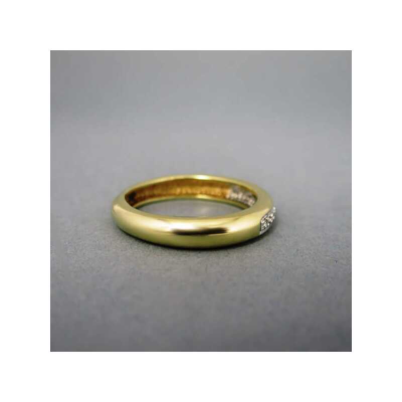 Vintage Bandring Mit Brillanten In 585 Gelbgold 490 00