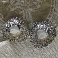 Late victorian silver sweet bowls