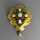 Antike Kombi: Brosche und Anhänger in Gold  mit Opalen durchbrochenes Design