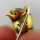 Wunderschöne vintage Vogelbrosche mit Perle, Emaille und Saphiren in 750 Gold