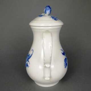 Porcelain coffee pot blue flowers Meissen
