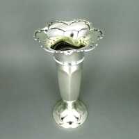 Art Nouveau sterling silver vase by Manoah Rhodes England...