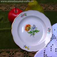 Flower motif Meissen porcelain plate