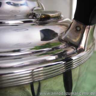 Art Deco tea pot in sterling silver