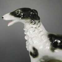 Russian porcelain greyhounds from Unterweissbach in Thuringia