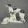 Russische Porzellan Windhunde aus Unterweissbach in Thüringen