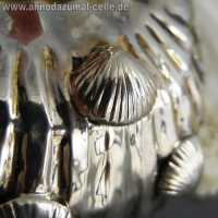 Bezaubernde kleine Muschelschale in Silber