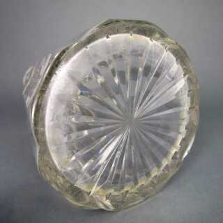 Mundgeblasene Karaffe in Kristallglas 