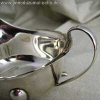 Small Art Deco sauce boat in sterling silver