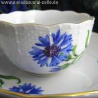 Mocca cup porcelain Meissen cornfloer motif