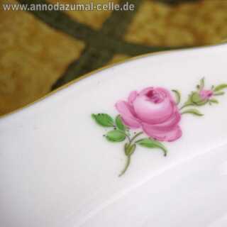 Meissen porcelain plate with flower decoration