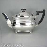 Art Deco Teeservice in Silber - Annodazumal Antikschmuck: Antikes Teeset online kaufen