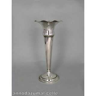 Elegante Art Deco Vase in Silber