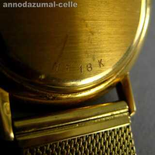 Mathey-Tissot Herrenarmbanduhr in Gold vintage Schmuck Modell 211-10863
