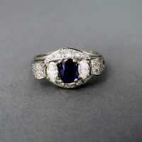 Vintage Goldschmuck für Damen - Art Deco Ring in...