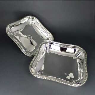 Serving covered dish silver plated from Paris