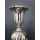 Silver candle stick with rich relief decor