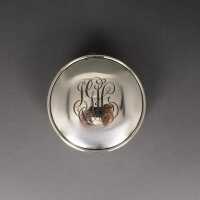 Antique lided box in sterling silver