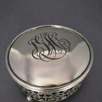 Antique lided box in sterling silver