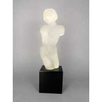 Woman figurine glass Art Deco Eleon von Rommel for Curt...