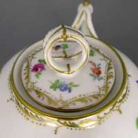 Art Nouveau teapot Dresden hand painted porcelain