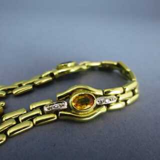 Armband in Gold mit Saphiren und Brillanten