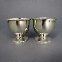 Art Deco silver egg cups Denmark