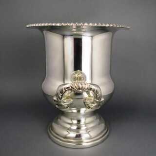 Silver plated bottle cooler from England
