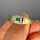 Sehr schöner Damen Ring in Gold mit  kissenförmigem Smaragd und Brillanten