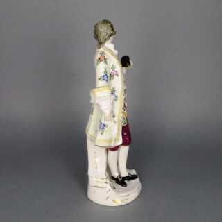 Rococo man figure porcelain Fasold Stauch