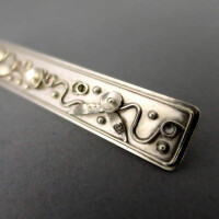 Vintage Designer Damen Brosche in Silber Firma Perli in Schwäbisch Gmünd