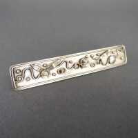 Antikschmuck - Annodazumal Antikschmuck: Vintage Perli Brosche in Silber kaufen